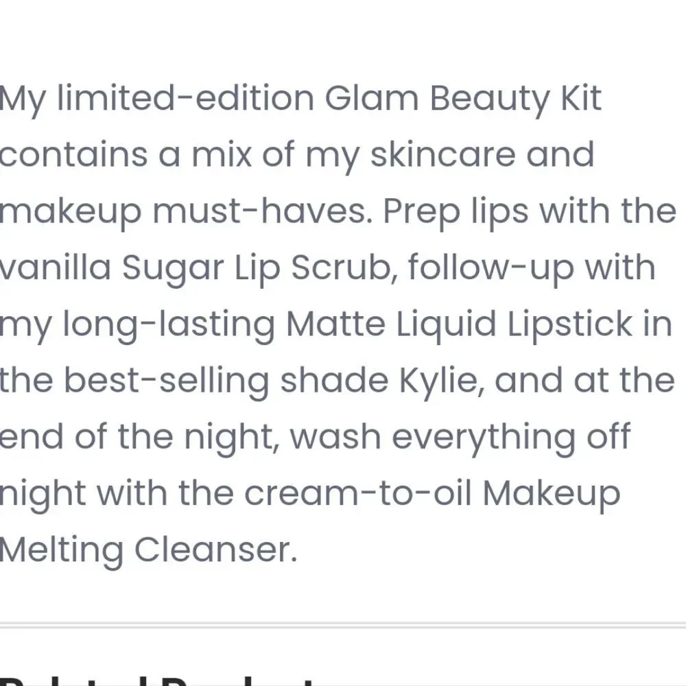 Kylie‎ Cosmetics Skin Holiday Glam Kit
